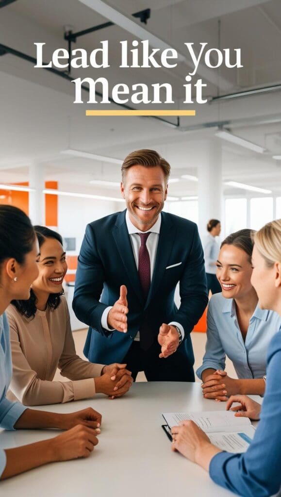 Trust in Leadership: A Supportive Presence. Leader offering support during a project, showcasing a supportive presence in leadership.