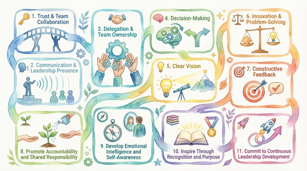 Leadership goals and objectives for team growth