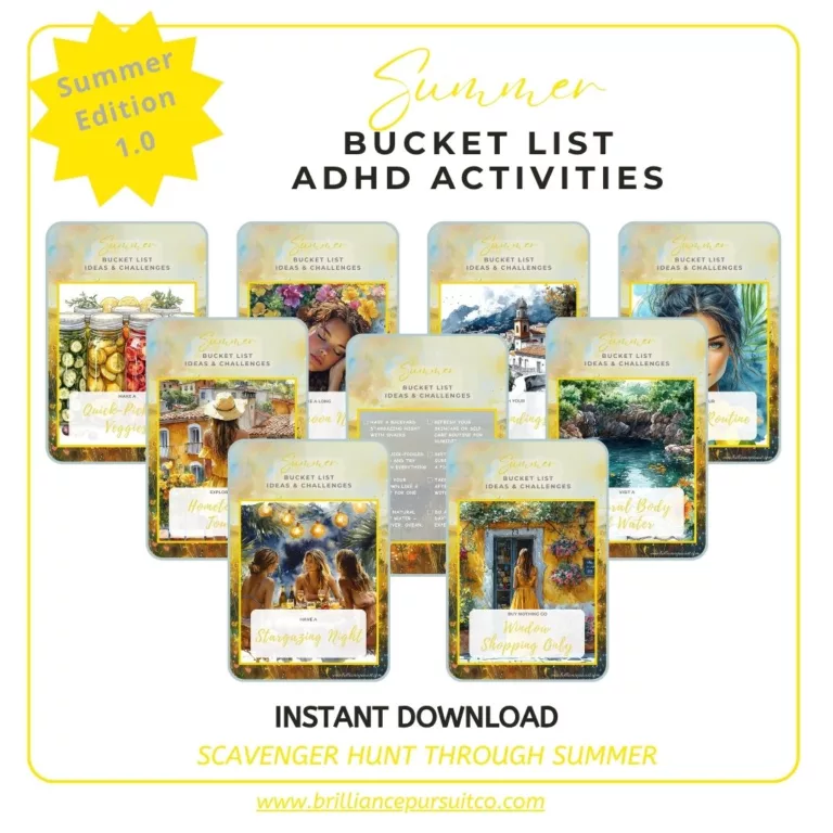 Summer bucket list activities
