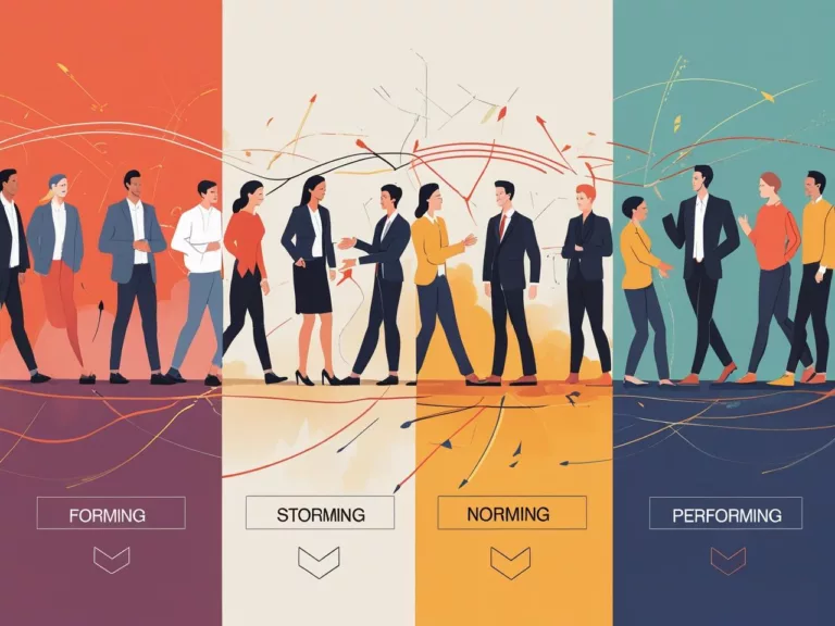 Tuckman model of Team building and team management