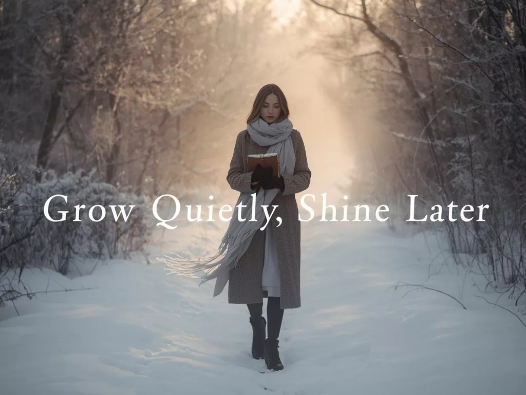 Quiet Glow up and Shine, winter arc