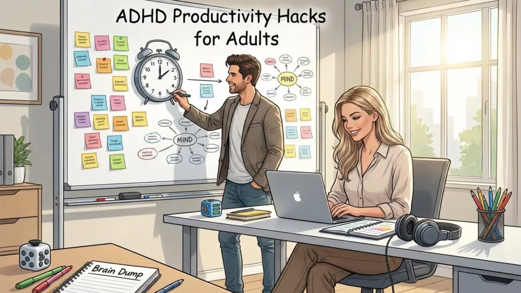 ADHD Productivity at work, Engineered