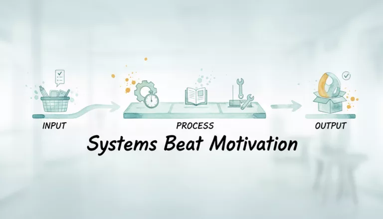 Hero graphic showing leadership systems for repeatable outcomes, inspired by McDonald&rsquo;s operations mindset