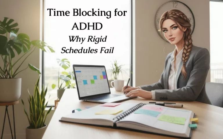 Time Blocking for ADHD: Why Rigid Schedules Fail