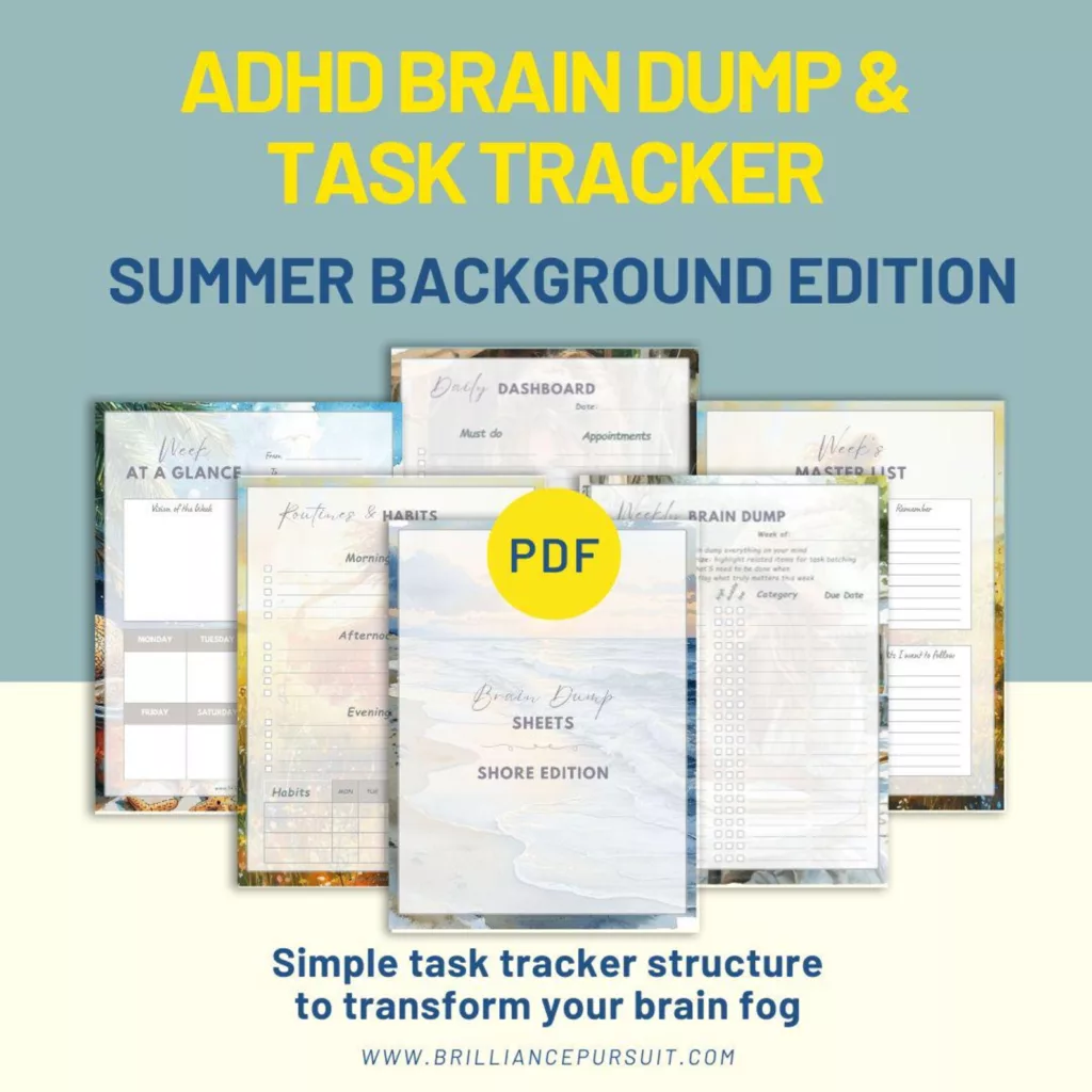Deep work Printable Task Tracker